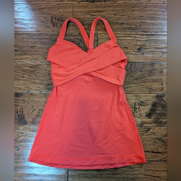 lululemon athletica Tops - Lululemon Wrap It Up Tank Top Size 4